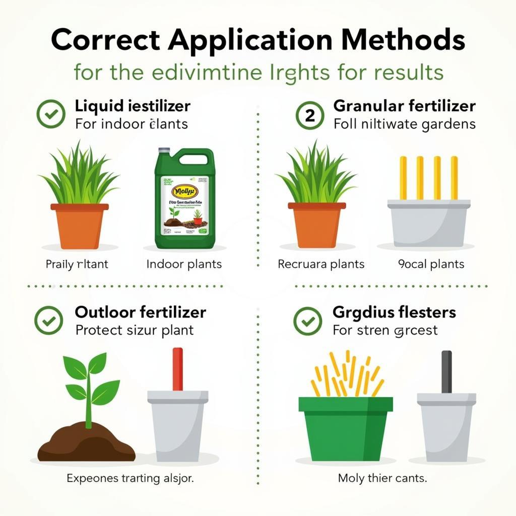 Applying Molly's Plant Food to Different Plant Types