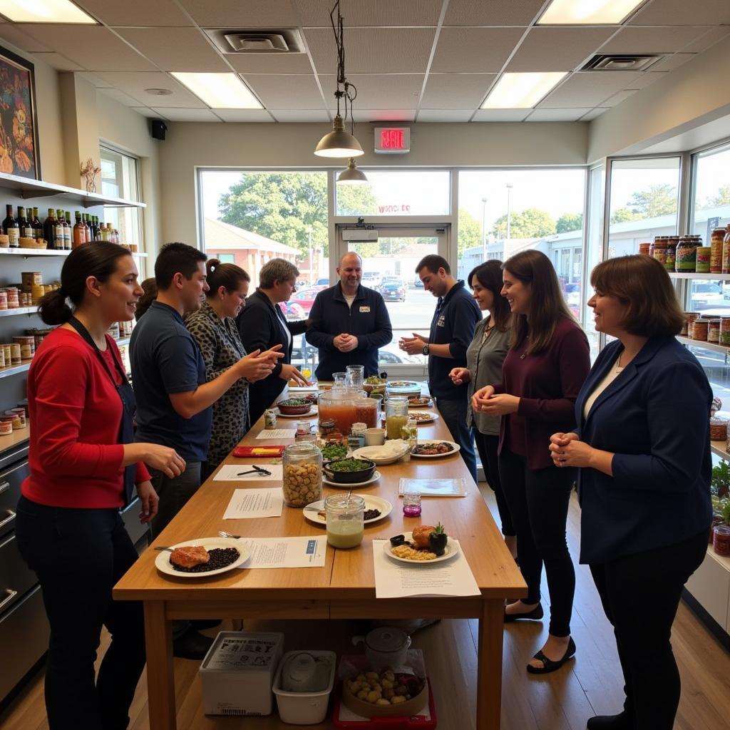 Community Event at a Monterey Health Food Store