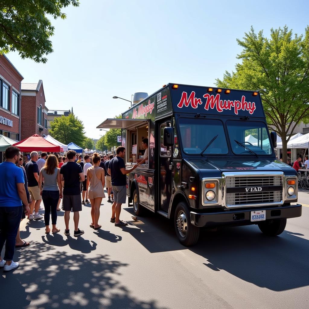 Mr Murphy's Food Truck Parked at a Local Event