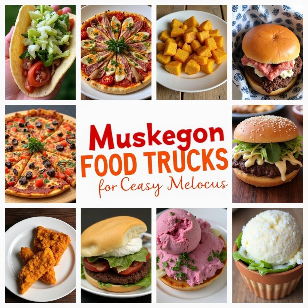 Variety of Food Truck Offerings in Muskegon