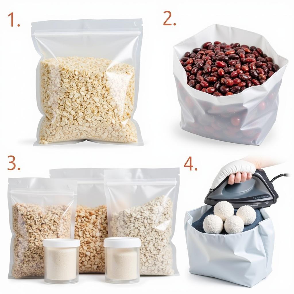 Mylar bags protect food from oxygen, moisture, and pests, ensuring long-term freshness.