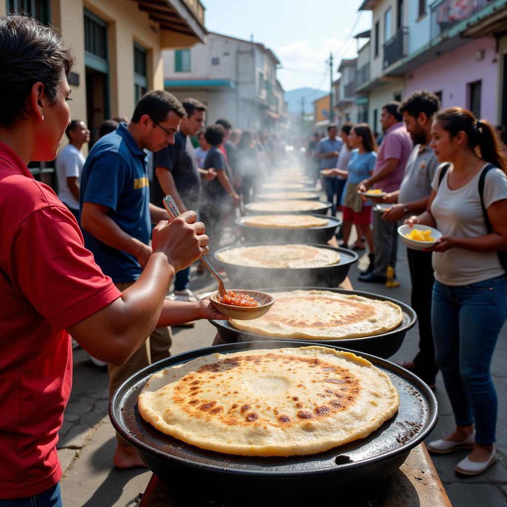 National Pupusa Day Celebration in El Salvador