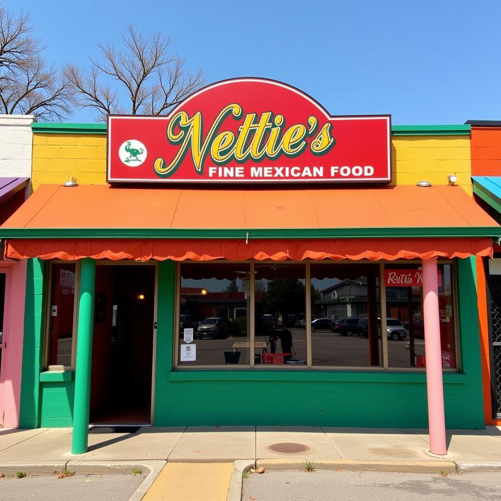 Nettie's Fine Mexican Food Restaurant Exterior in Omaha