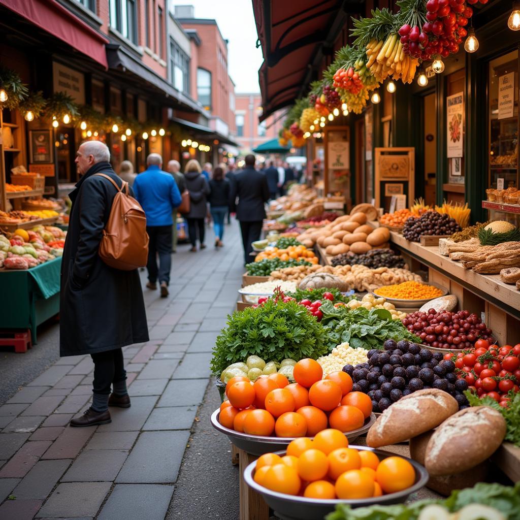 Vibrant New Castle Food Market