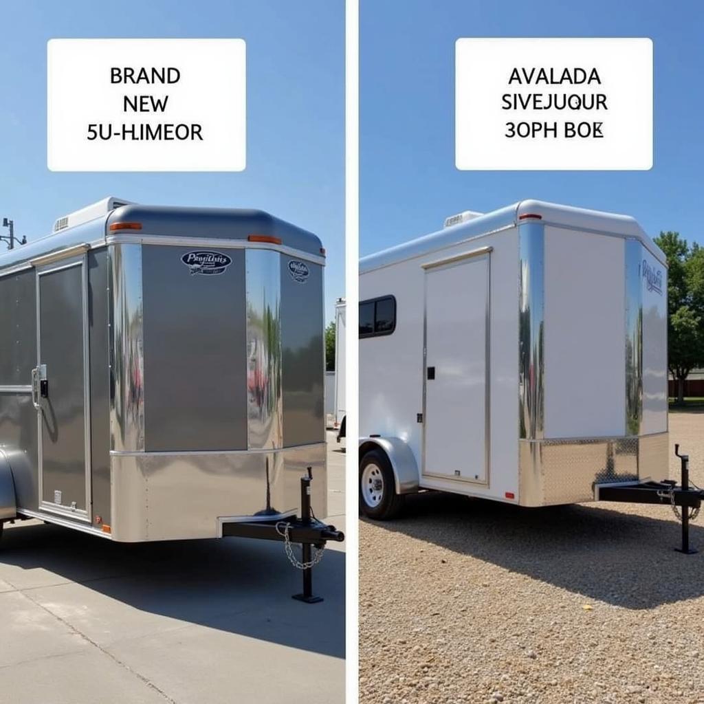 Comparing New and Used Food Trailers in Texas