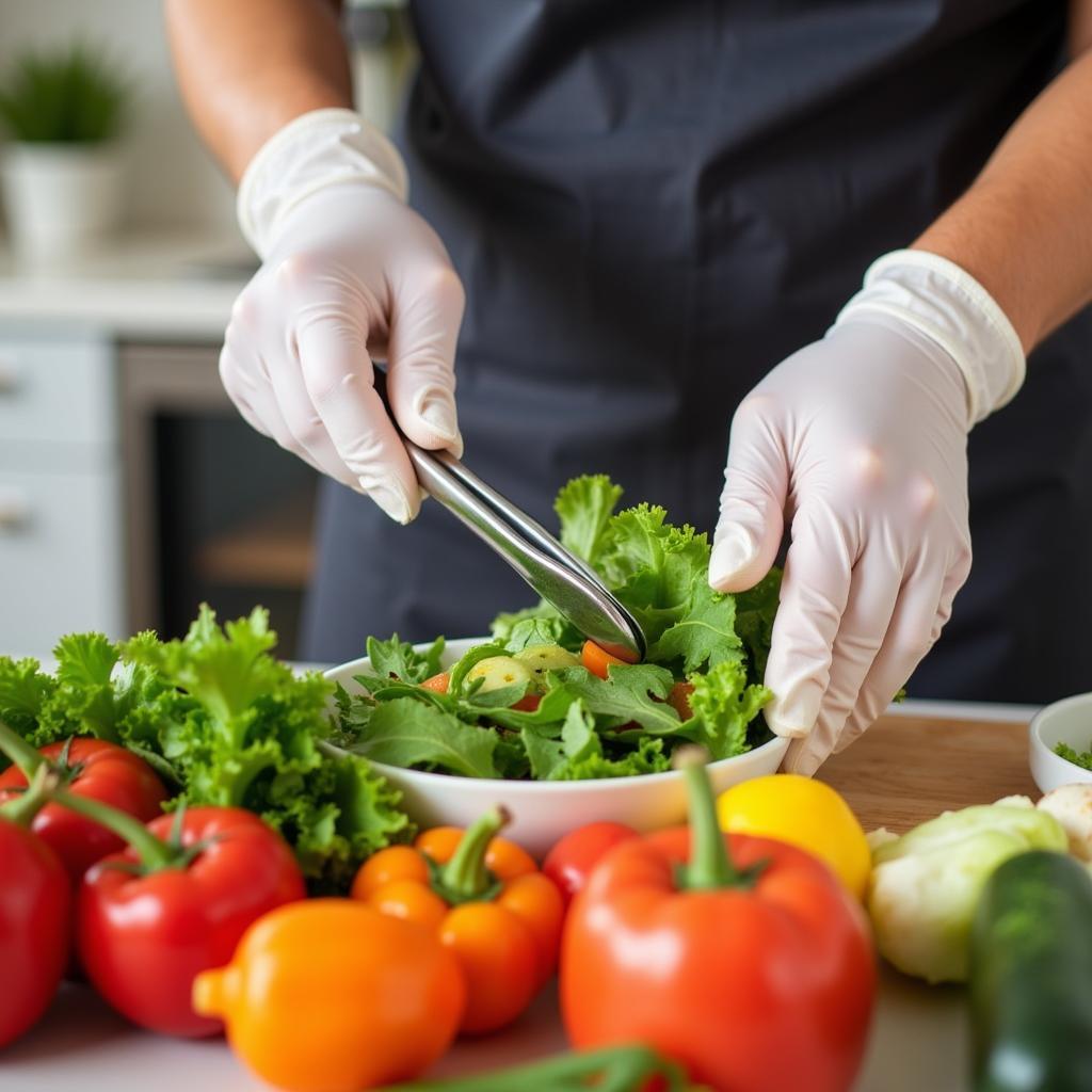 No Bare Hands Contact with Ready-to-Eat Food