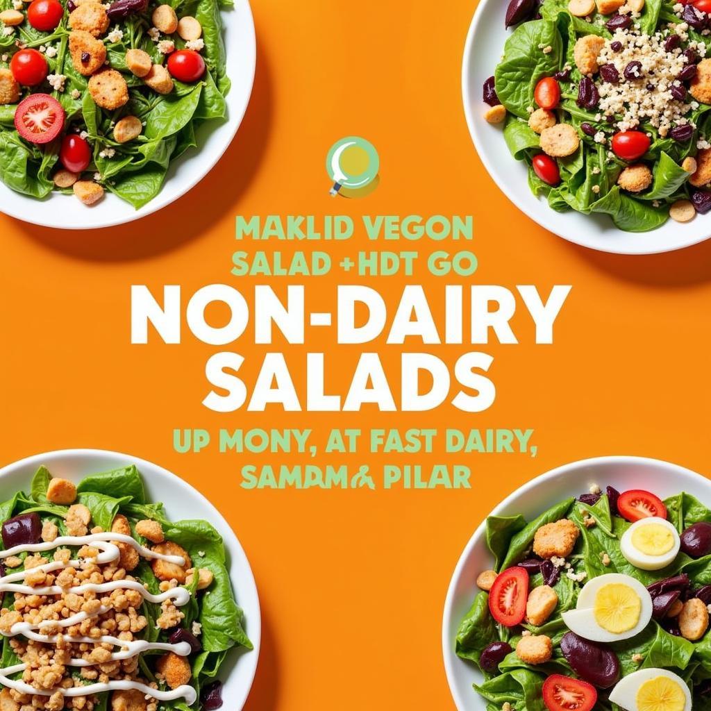 Healthy Non-Dairy Fast Food Salads