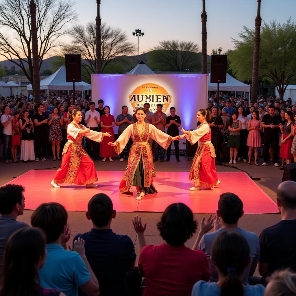 Cultural performances at the North Phoenix Asian Food Festival