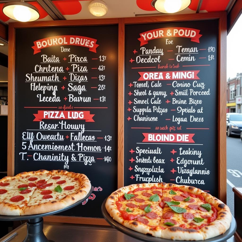 NY Pizza Food Truck Menu Options