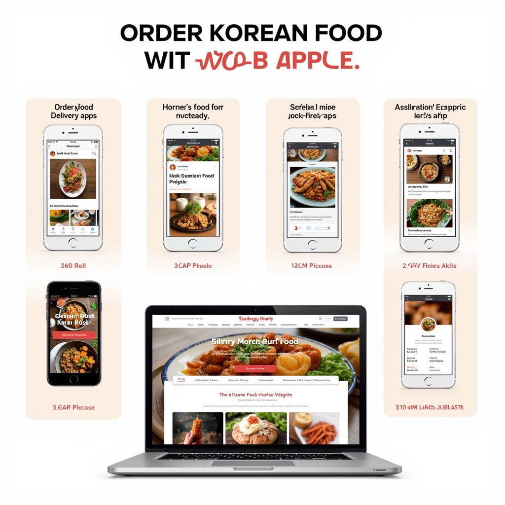 Various online platforms offer Korean food delivery services.