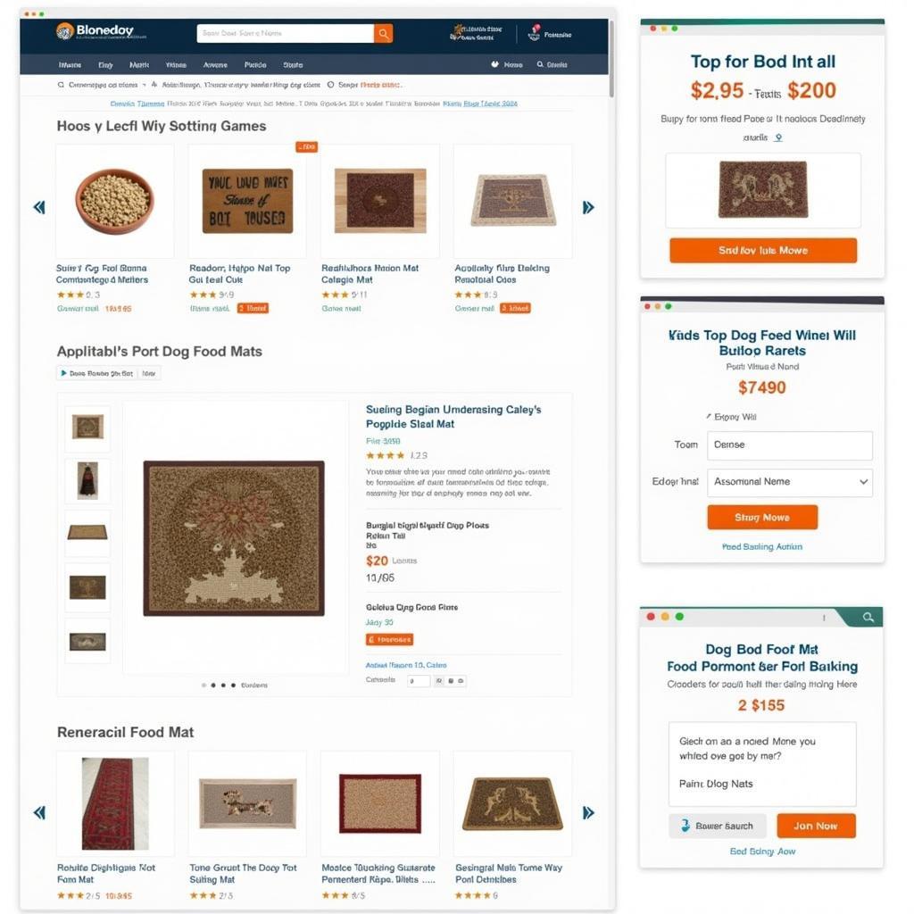 Shopping for Personalized Dog Food Mats Online