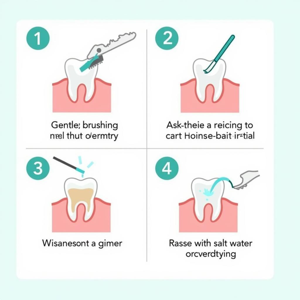 Maintaining oral hygiene post-root canal