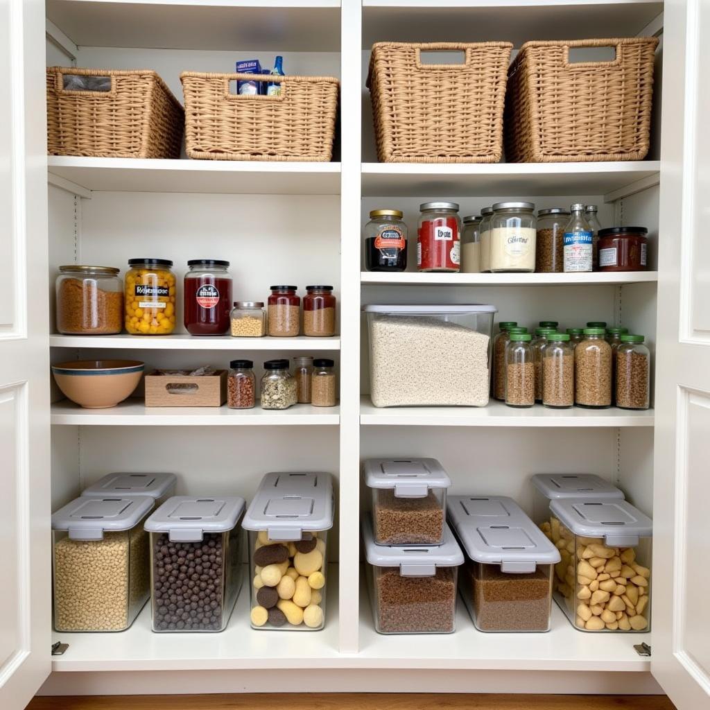 Organized Pantry System