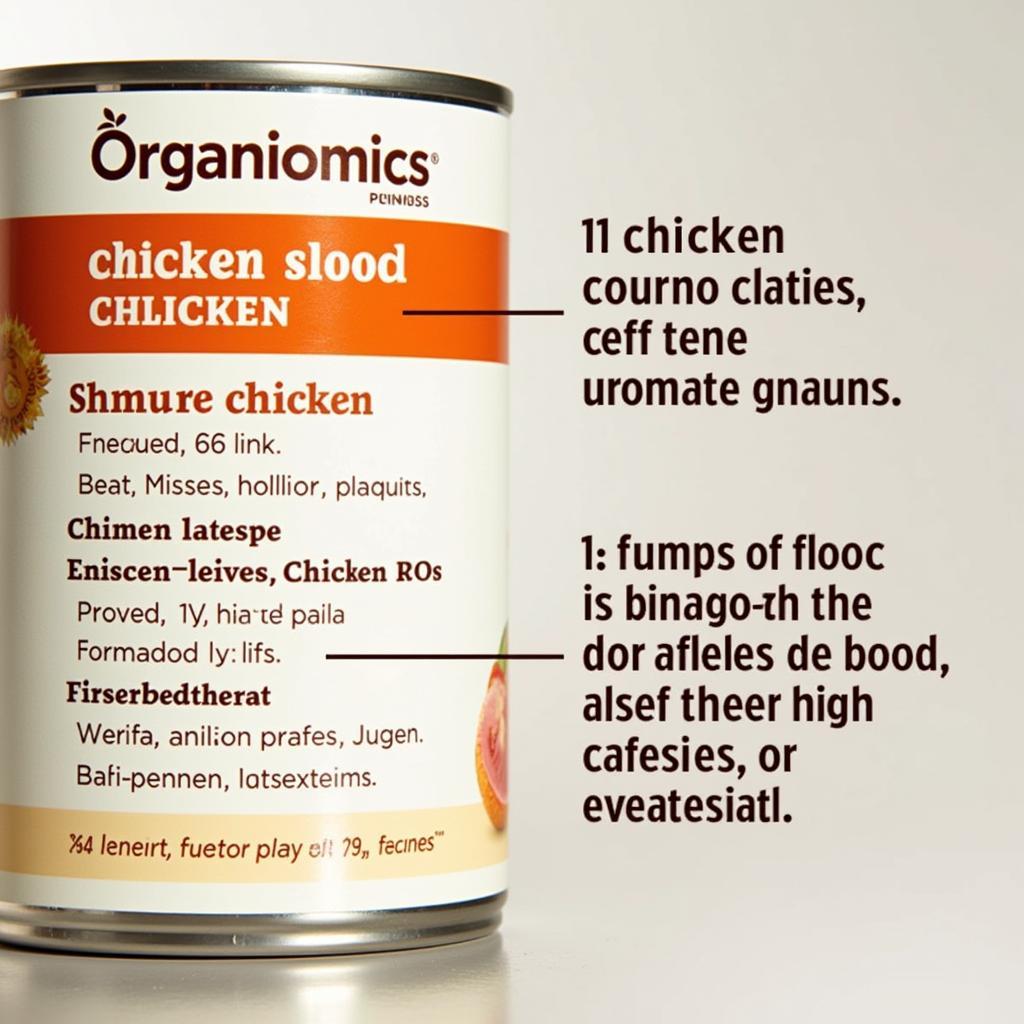 Organomics Chicken Dinner Ingredients