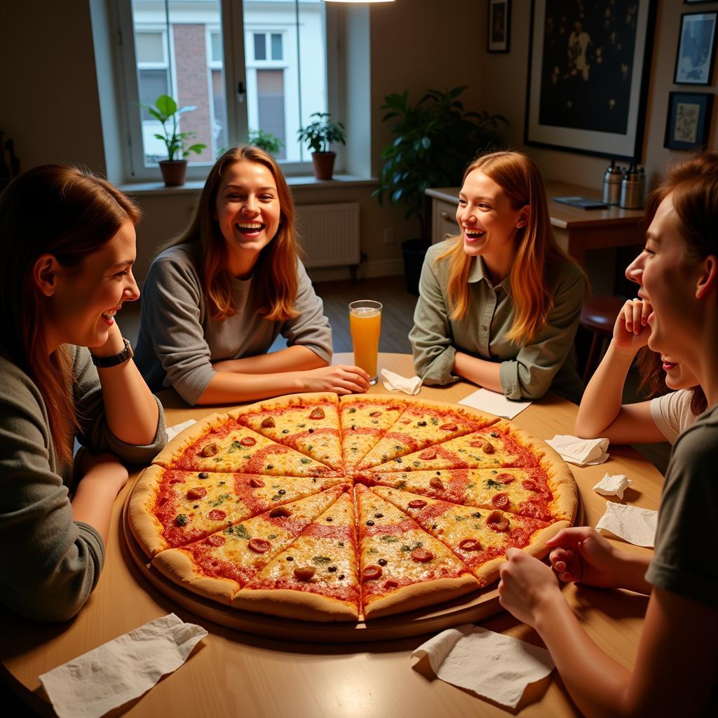 Giant pizza food challenge Orlando