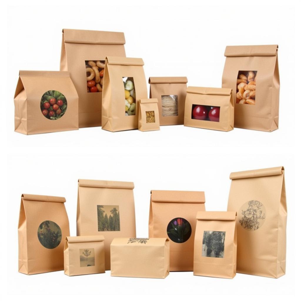 Variety of Paper Bags for Food