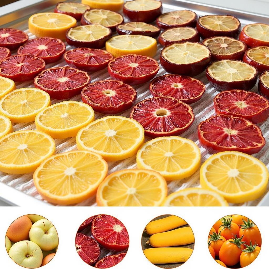 Perfectly Dried Fruits and Vegetables in a Dehydrator