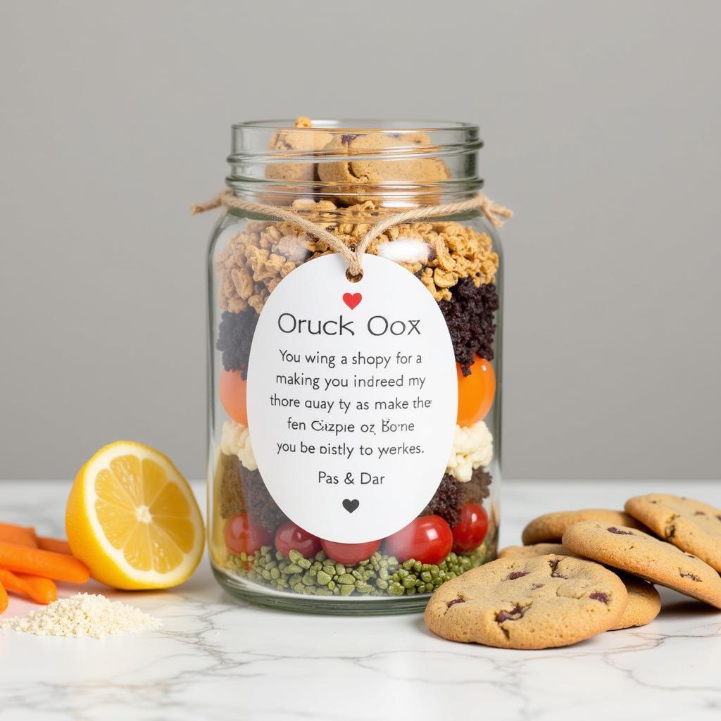 Personalized Food Gift Jar Under 