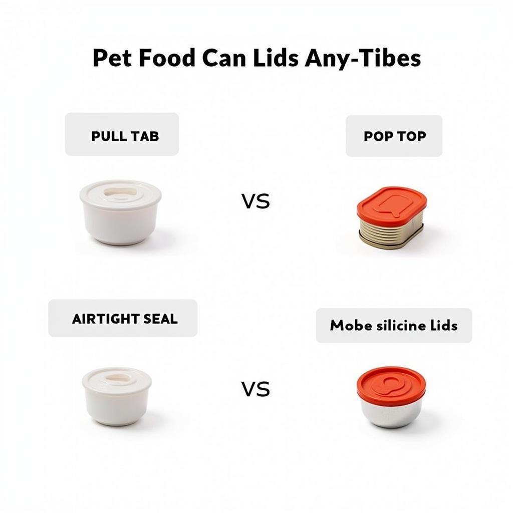 Different Types of Pet Food Can Lids