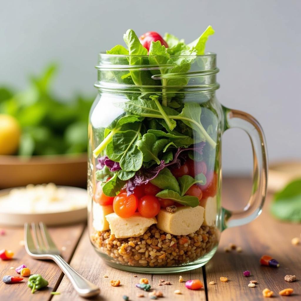 Pint of Salad in a Jar