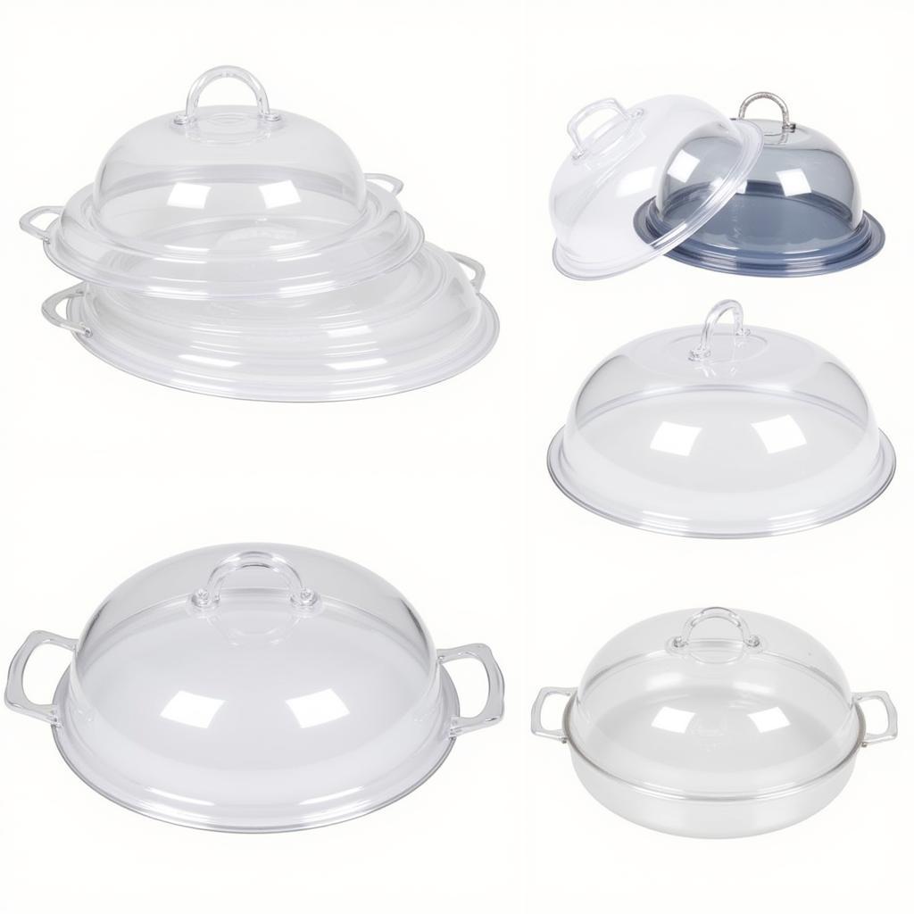 Variety of Plastic Food Cover Domes