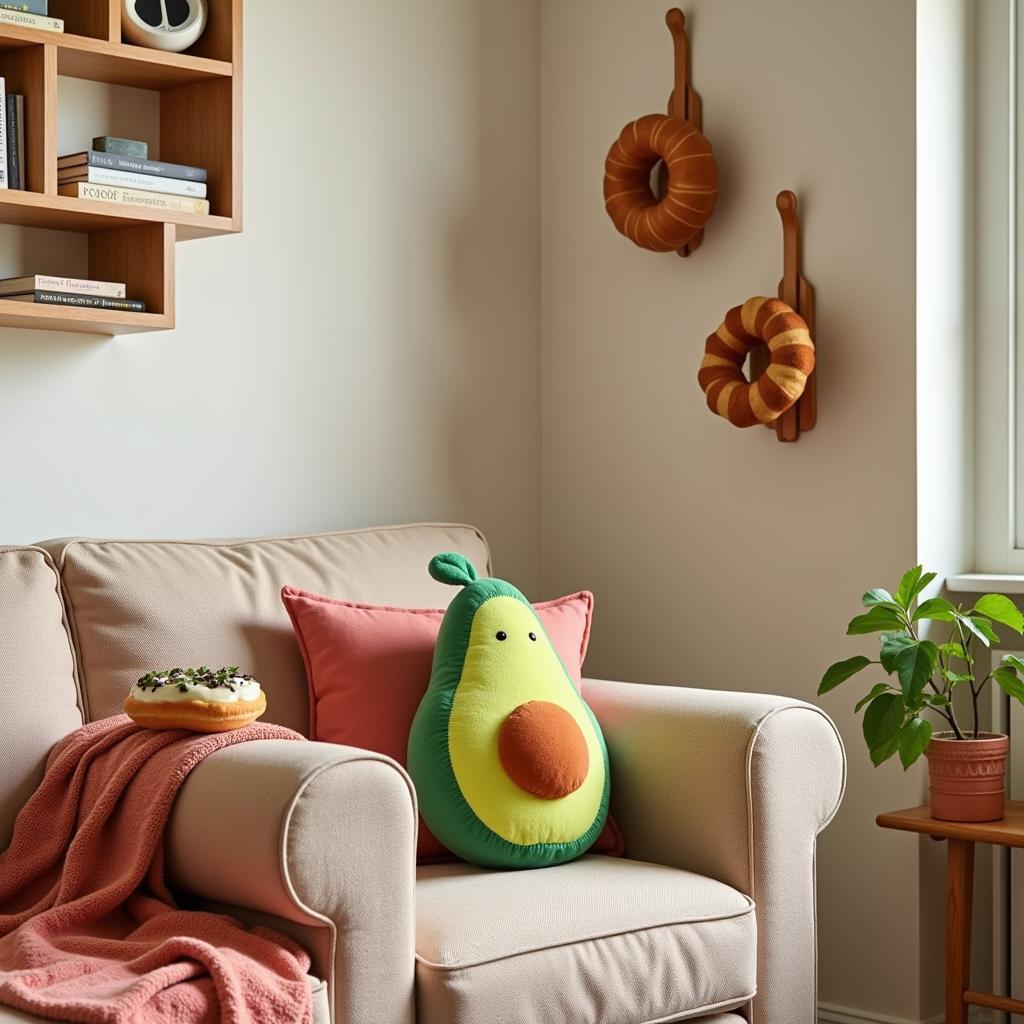 Plush Food as Decor