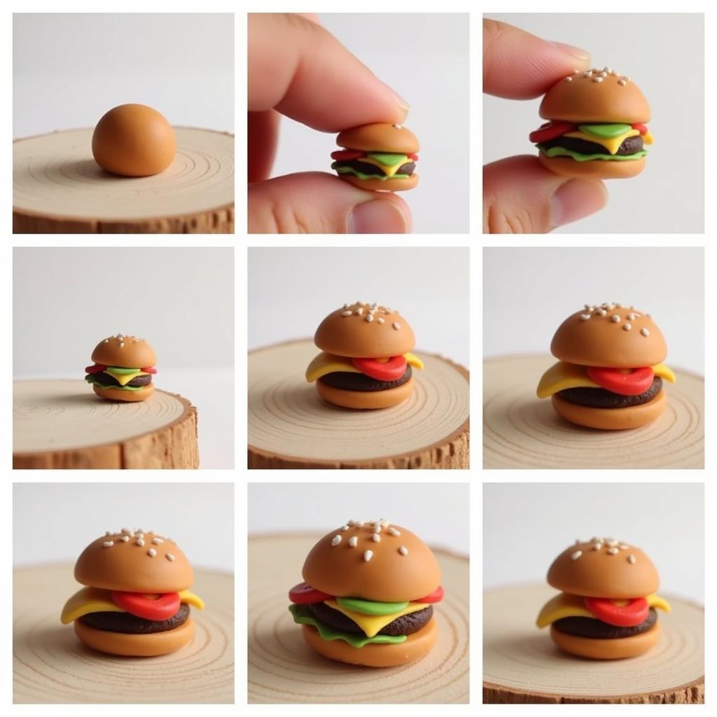 Polymer Clay Miniature Food Creation