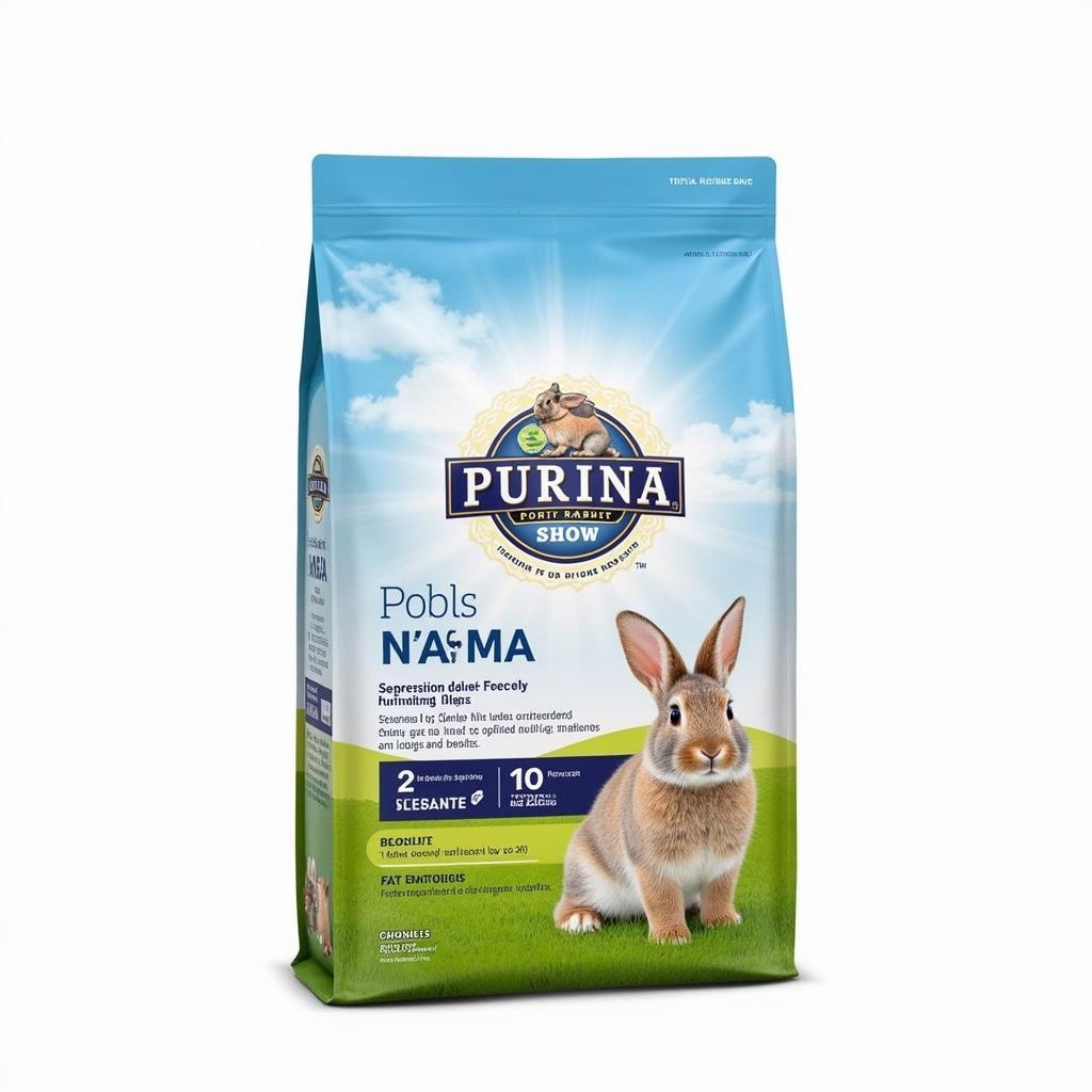 Bag of Purina Show Rabbit Food