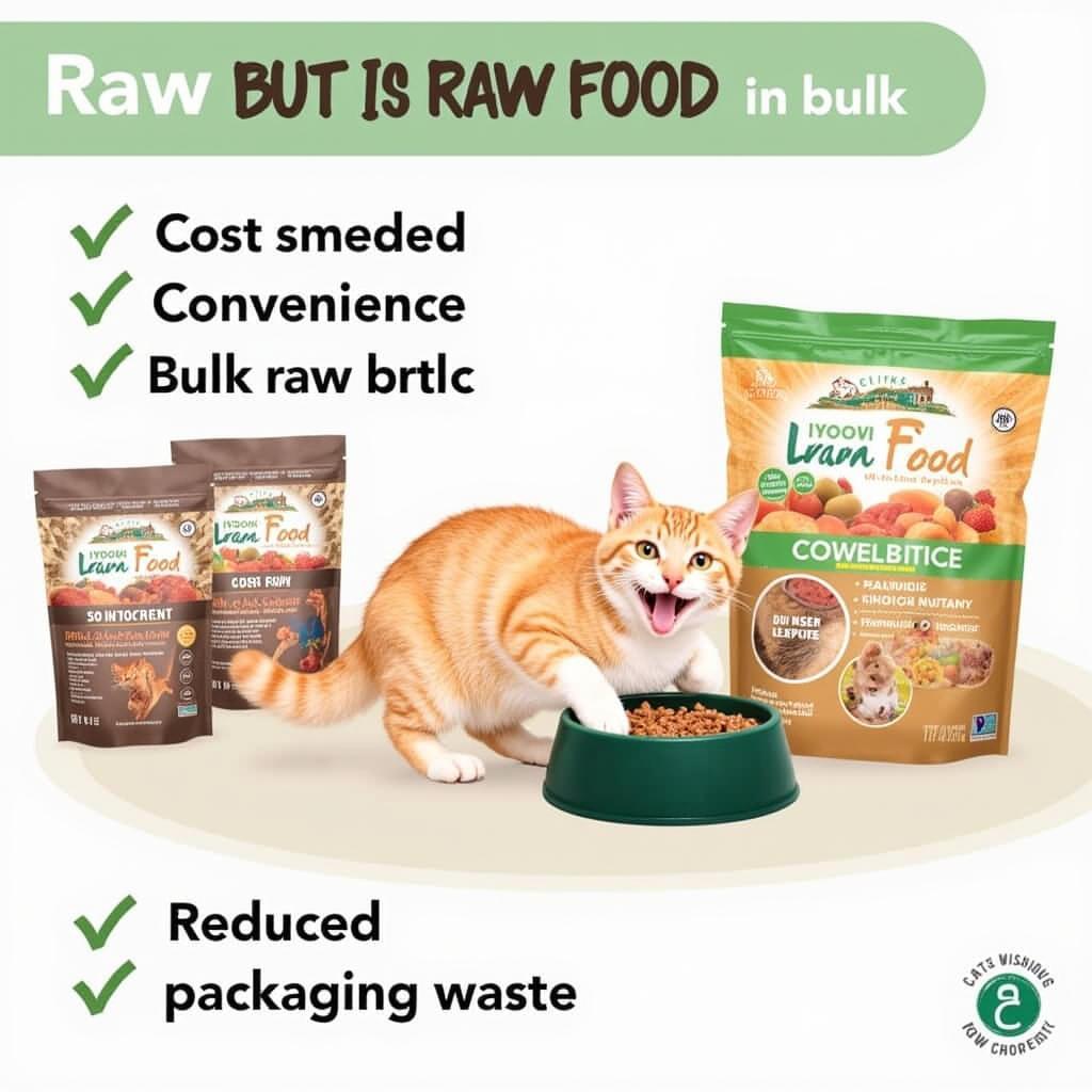 Benefits of Buying Raw Cat Food in Bulk