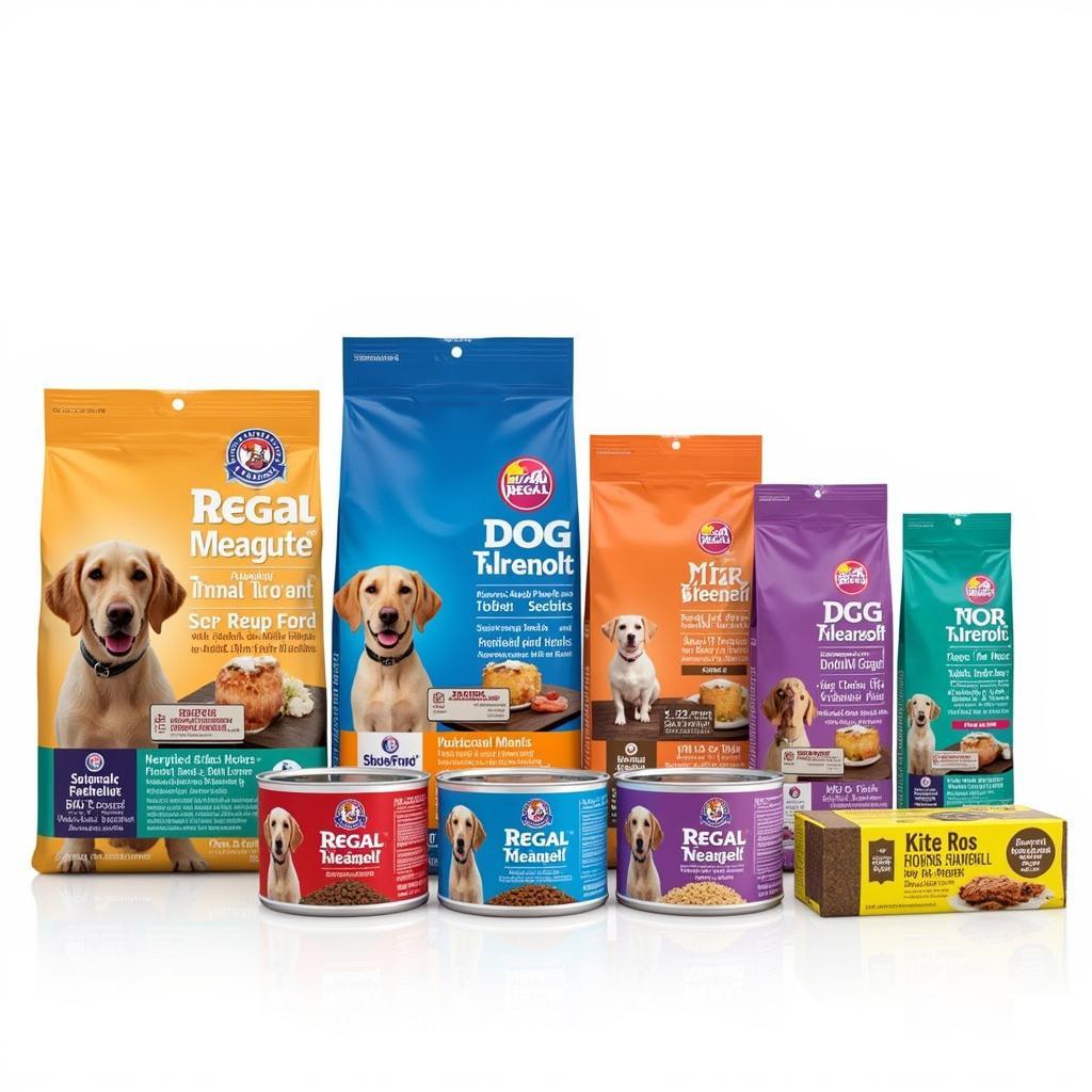 Different Types of Regal Dog Food Packaging