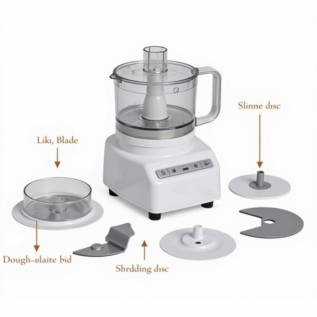 Regal La Machine 1 Food Processor Parts Overview