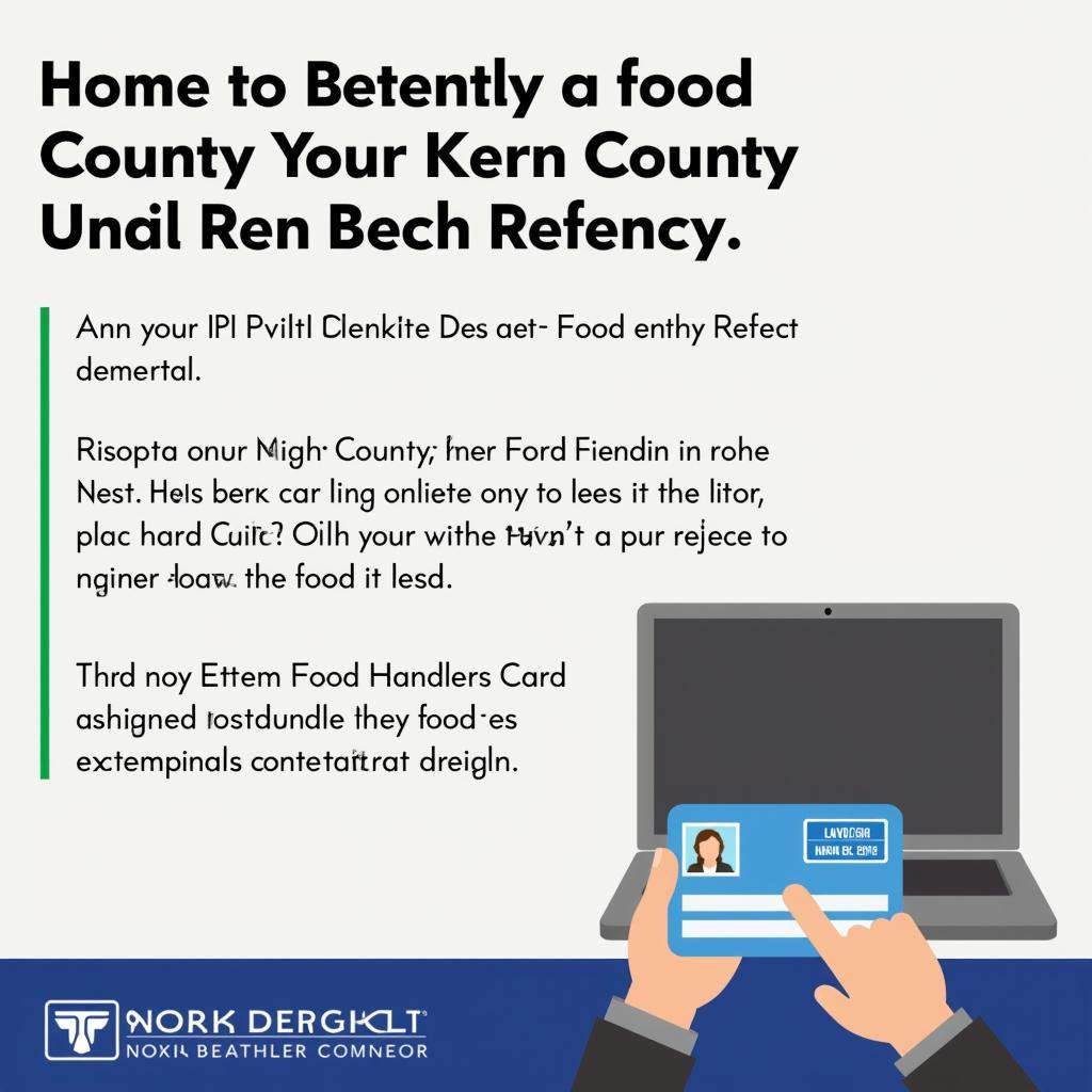 Renewing a Kern County Food Handlers Card Online