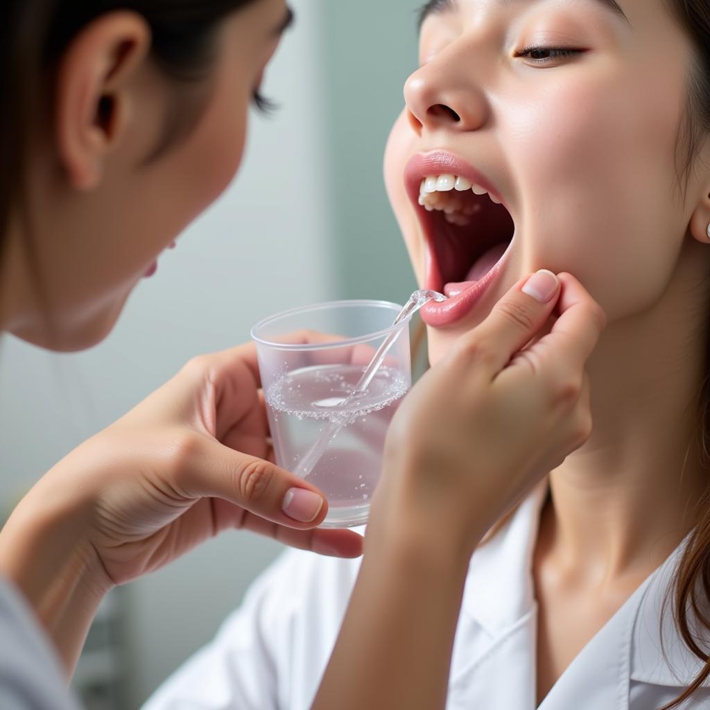 Rinsing Mouth with Salt Water After Wisdom Tooth Removal