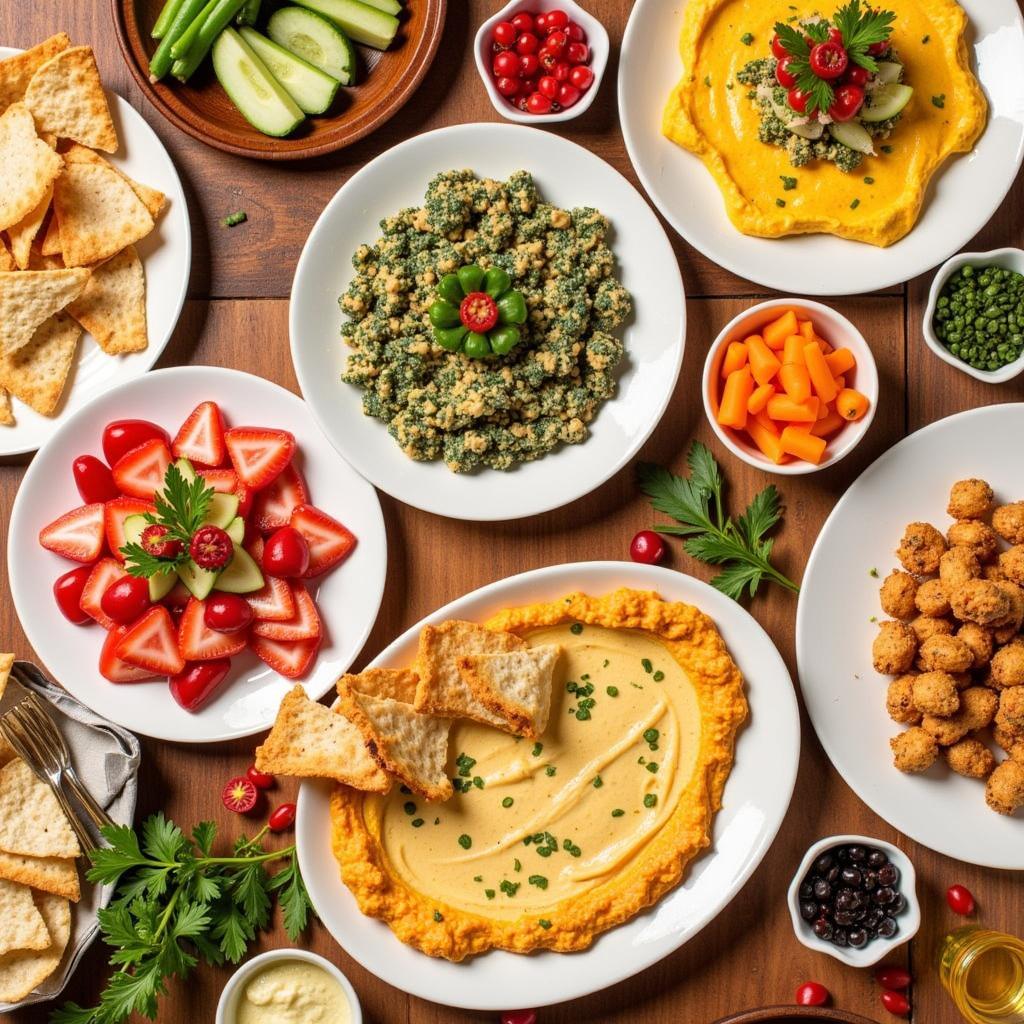 A Colorful Spread of Rip n Dip Appetizers