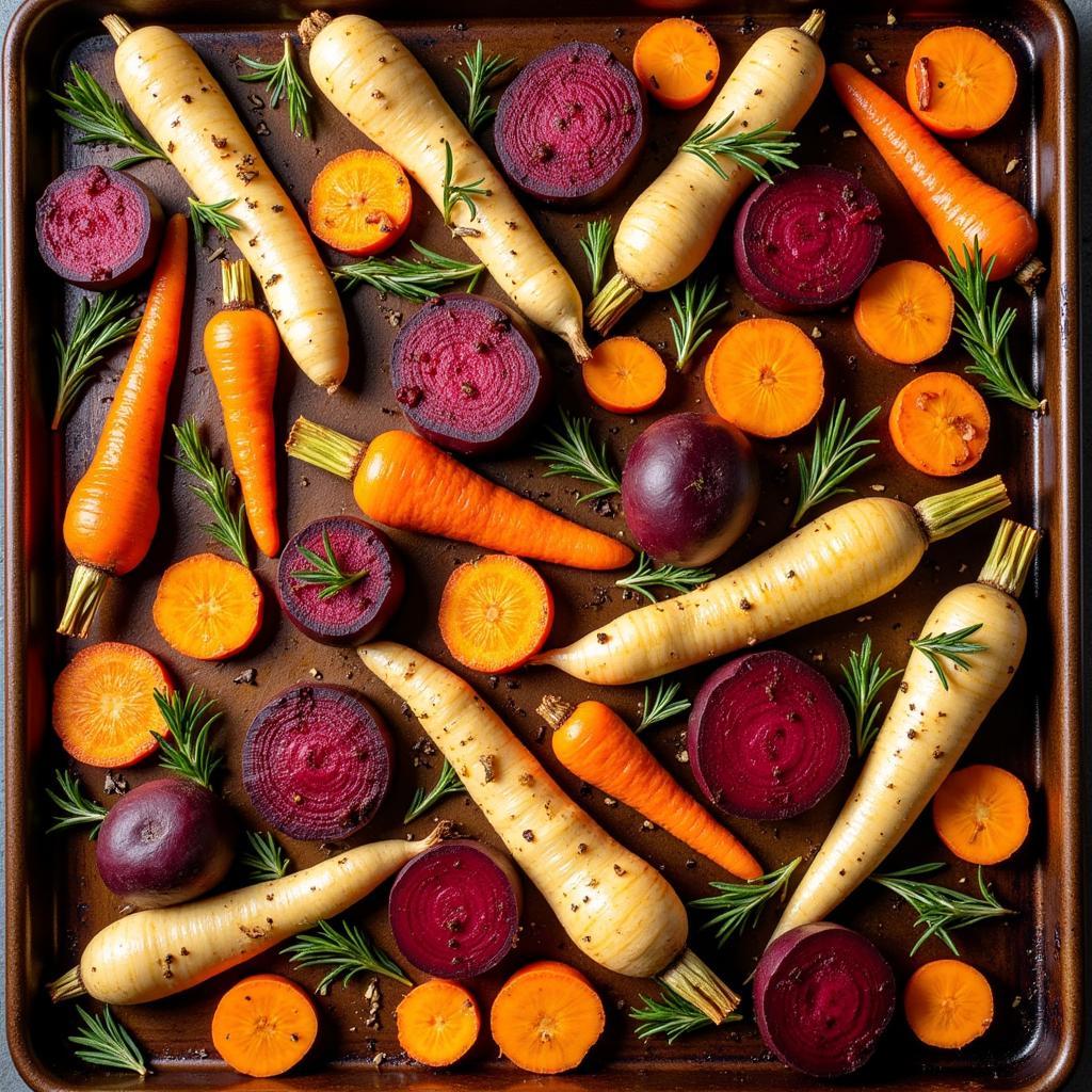 Roasted Root Vegetables with Herbs