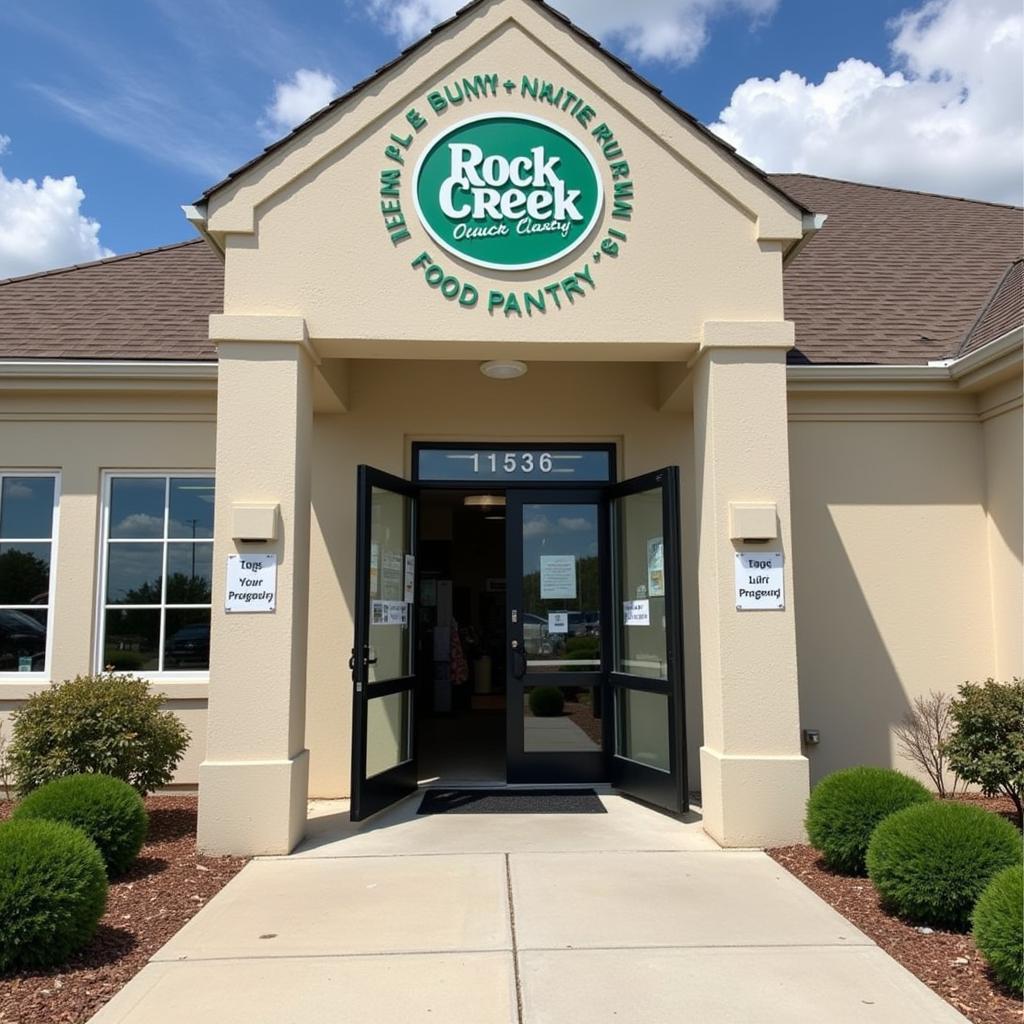 Rock Creek Food Pantry Building Exterior