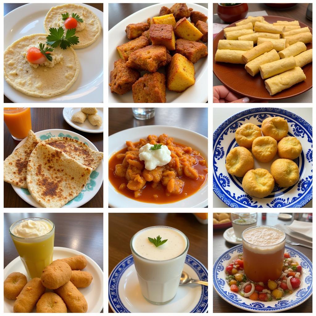 Variety of Salvadoran Dishes