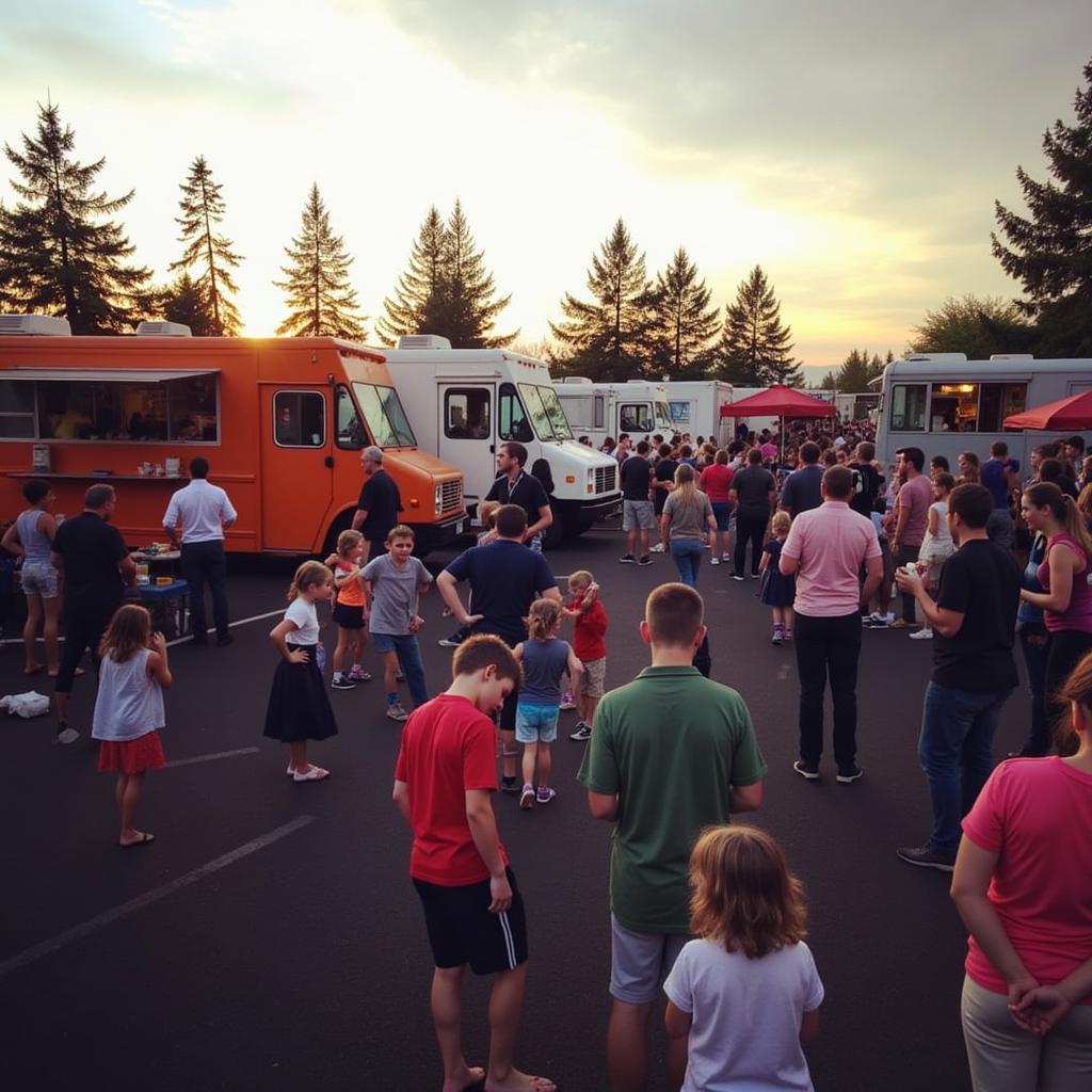 Food Truck Event in Sandy Oregon