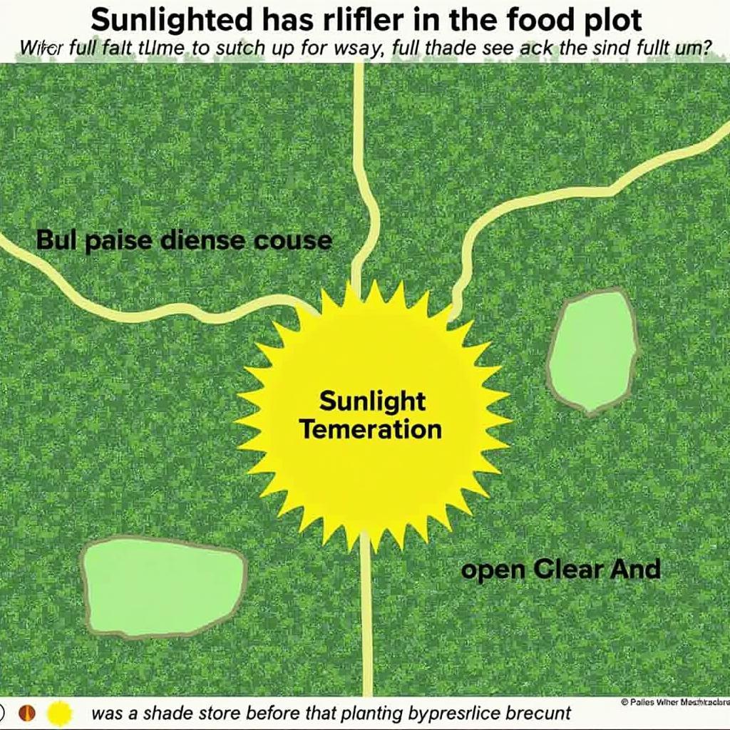 Shade Levels in a Food Plot