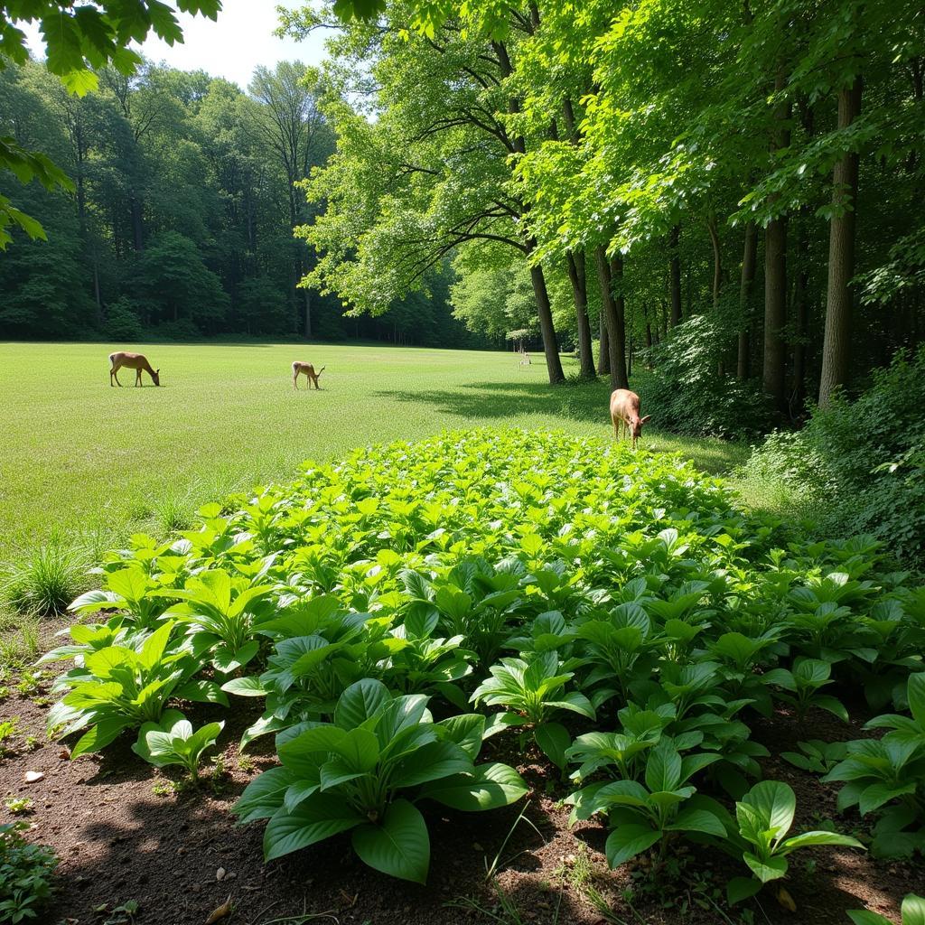 Shady Food Plot with Edge Habitat