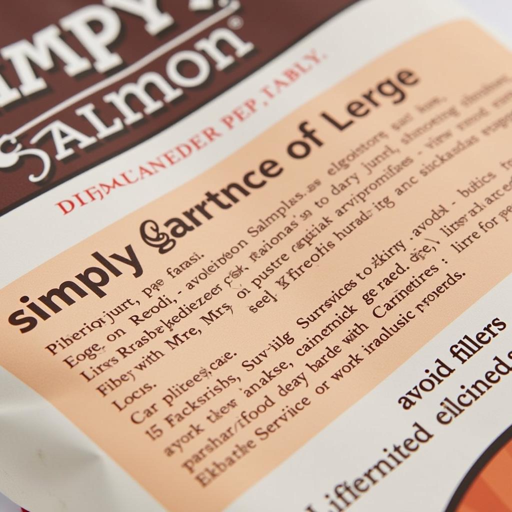 Decoding Simply Salmon Dog Food Ingredients