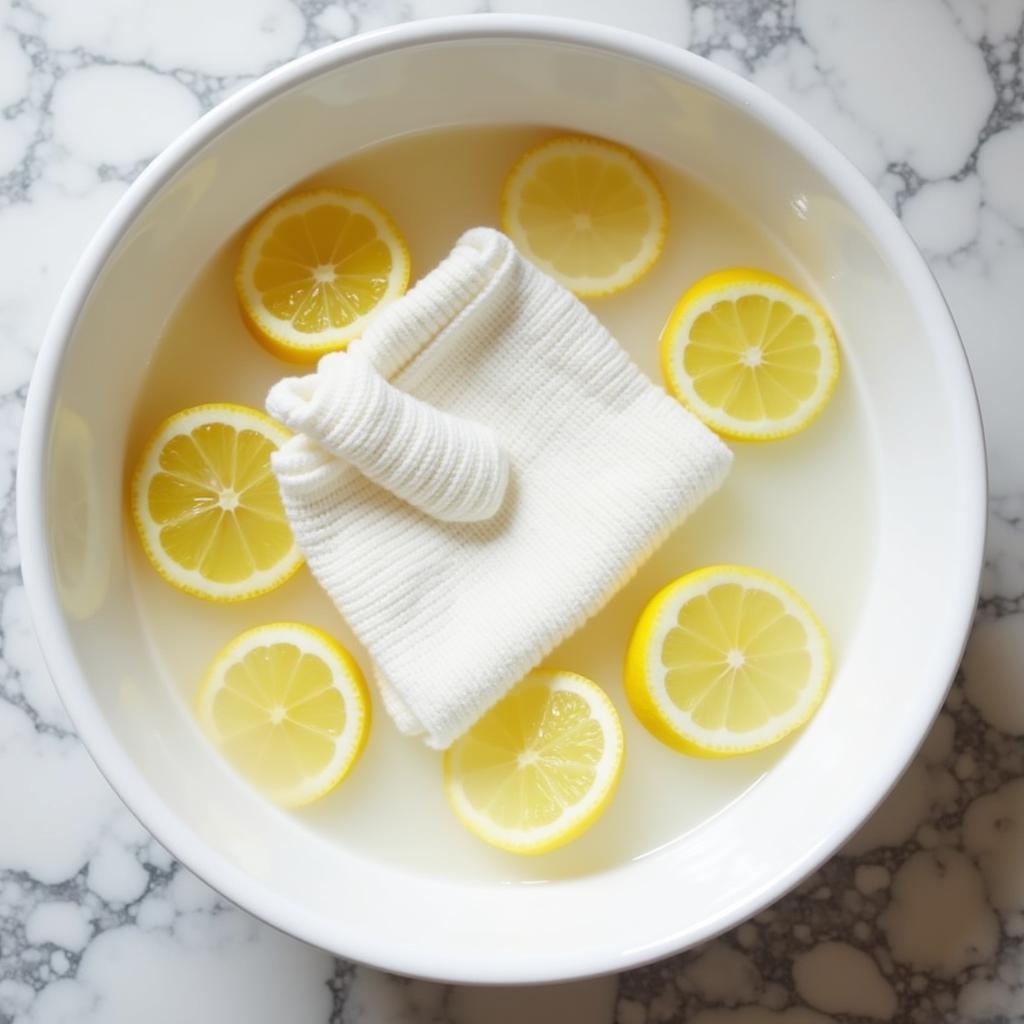 Soaking Clothes to Remove Food Smell