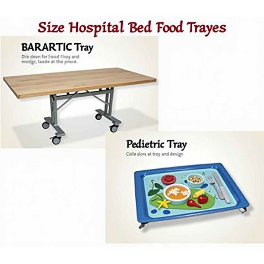 Specialized Hospital Bed Food Trays: Bariatric and Pediatric Options