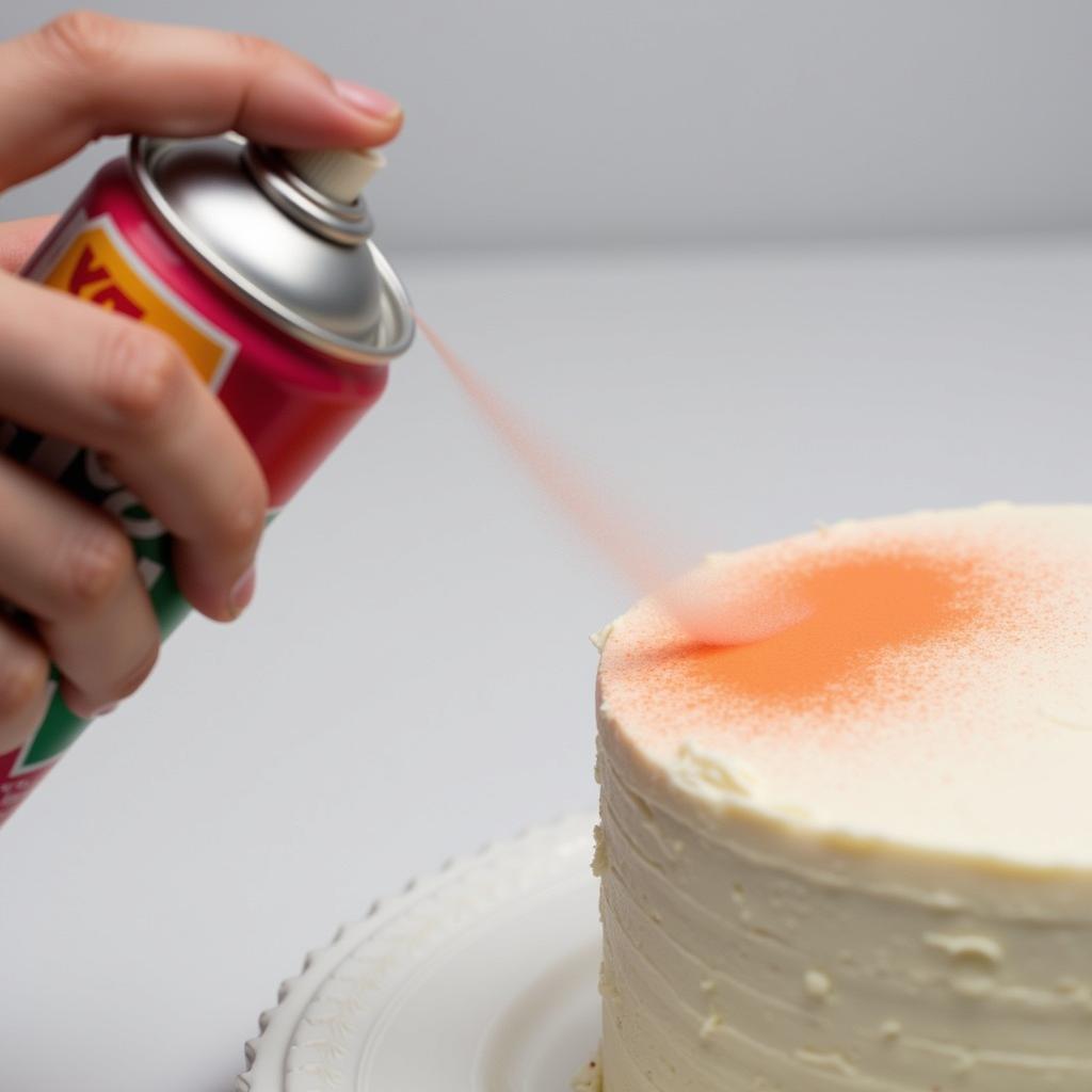 Proper Spraying Technique for Cakes