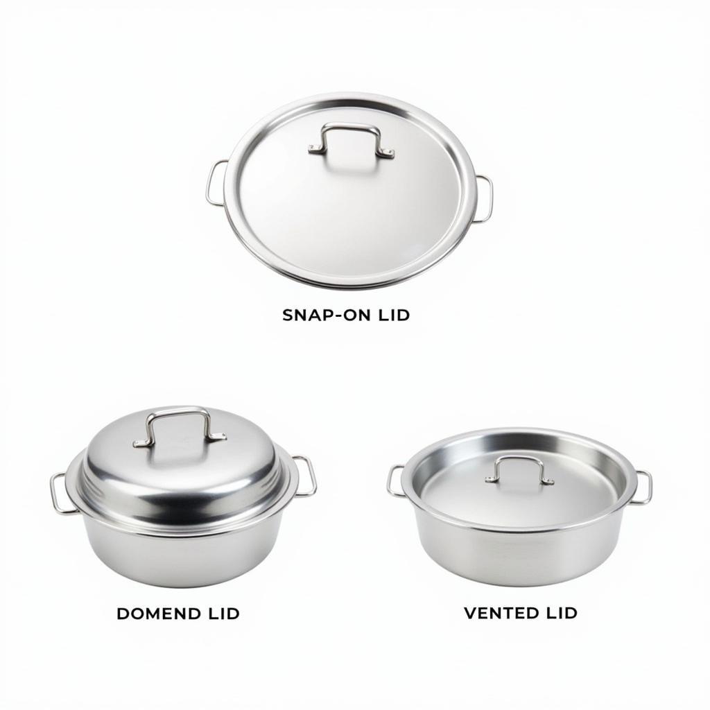 Different Types of Lids for Stainless Steel Food Pans