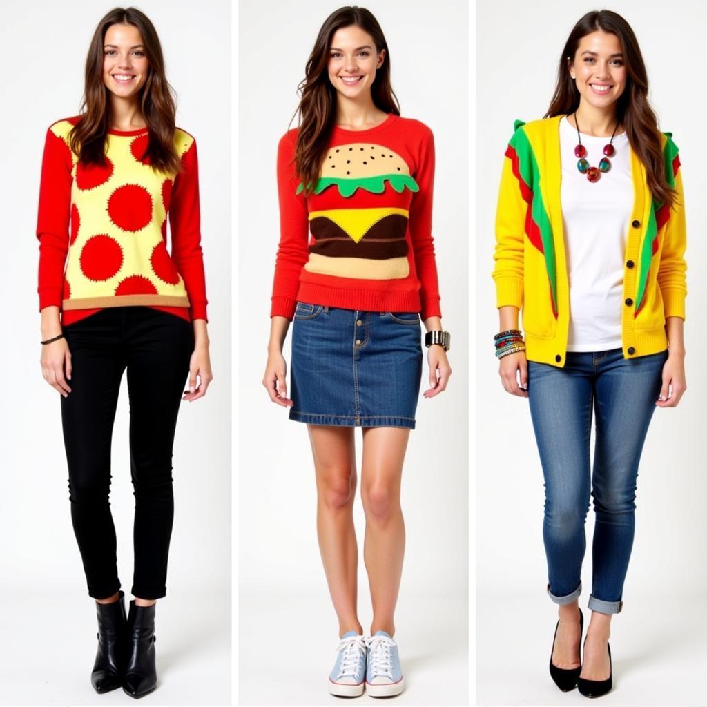 Different Ways to Style a Junk Food Sweater