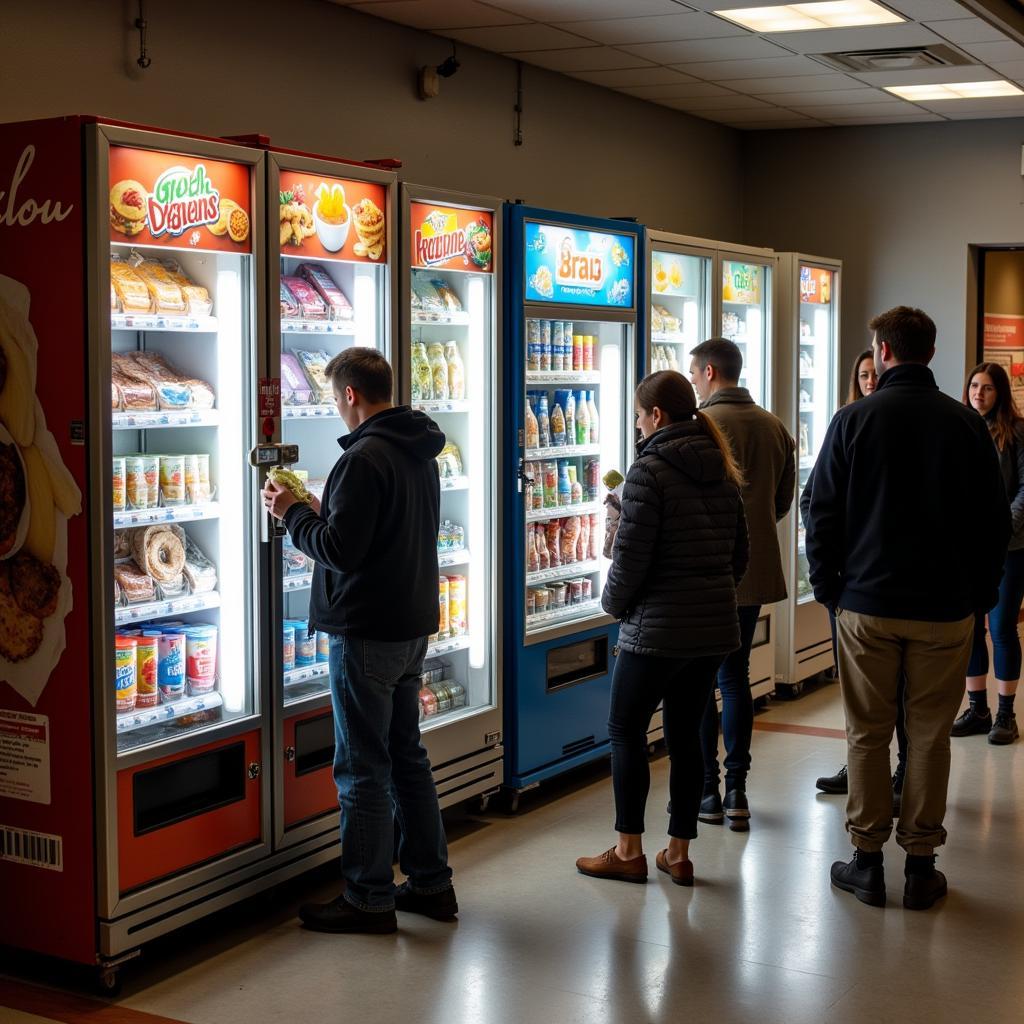 A thriving frozen food vending machine business