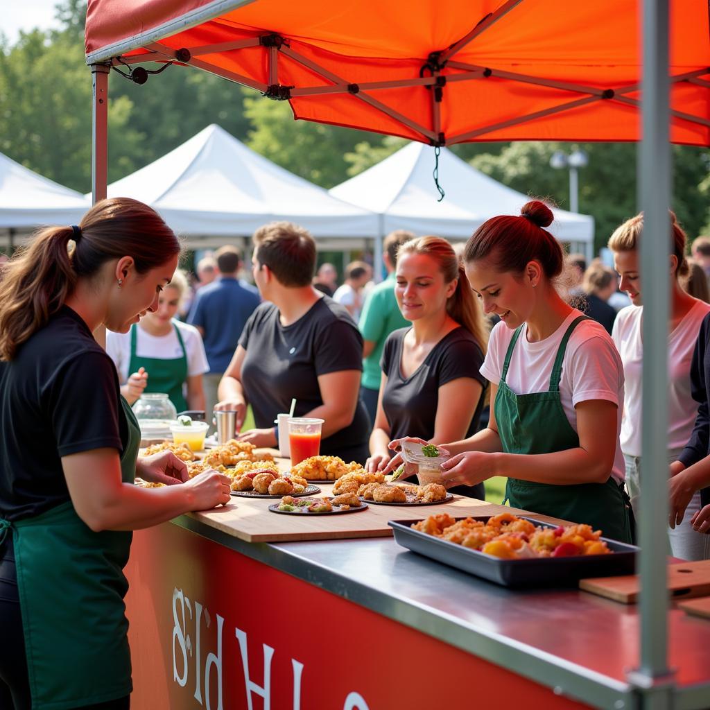 Setting Up a Successful Temporary Food Vendor Booth