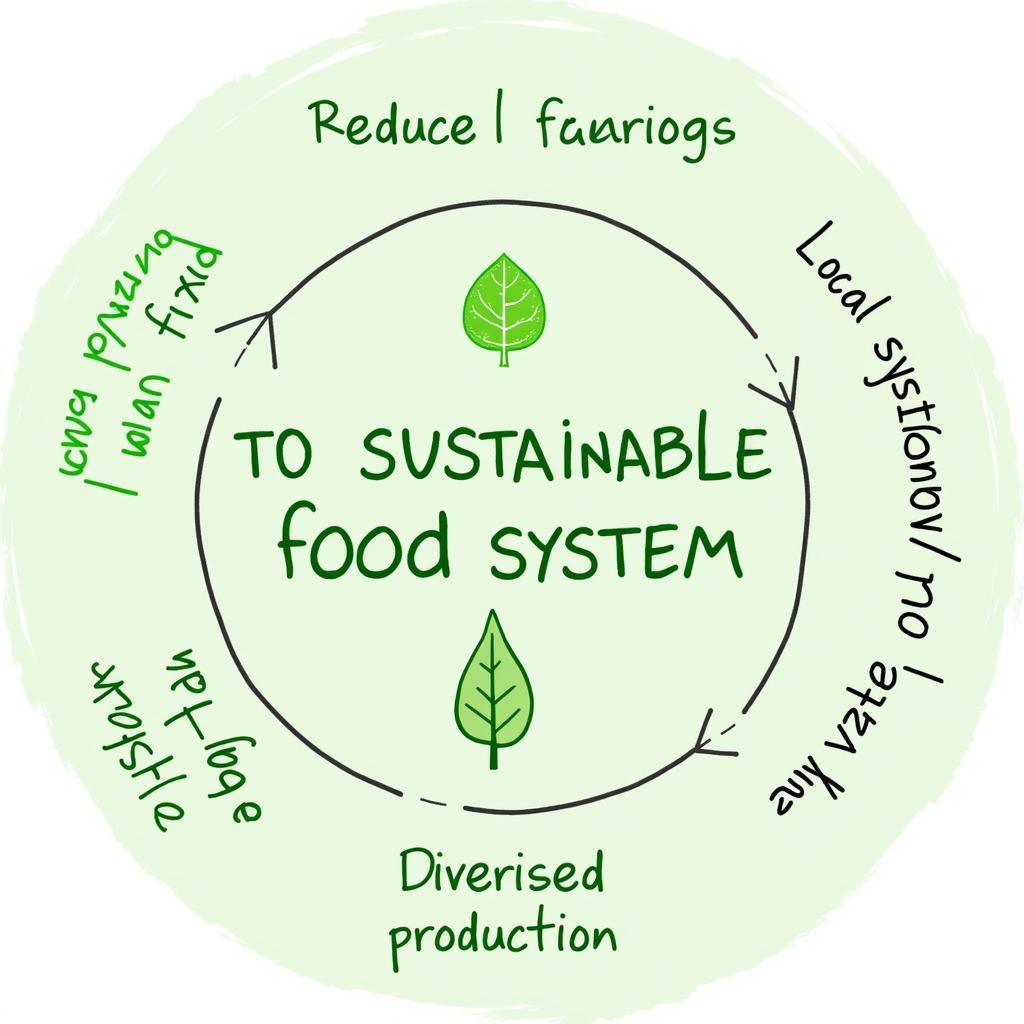 Sustainable Food System Diagram