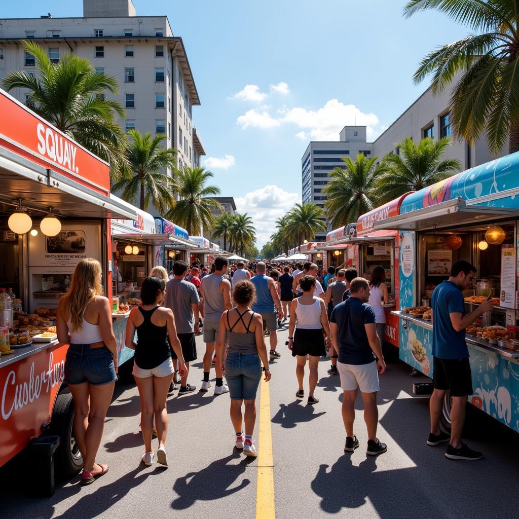 Vibrant Tampa Food Truck Scene